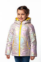 Дитяча куртка демісезонна на дівчинку Nestta пудра