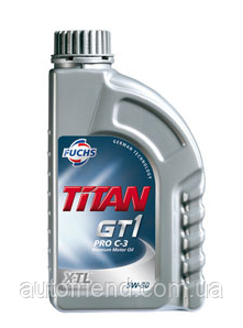Синтетична моторна олива TITAN (титан) GT1 PRO C-3 SAE 5W-30 1 л.
