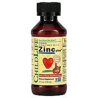 Жидкий Цинк для детей с 6 месяцев ChildLife Essentials Zinc Plus натуральный вкус манго и клубники 118 мл