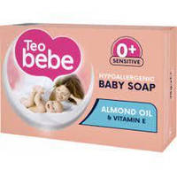 Твердое мыло детское Teo Bebe Almond Oil 75г