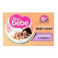 Твердое мыло детское Teo Bebe Lavender&vitamin E 75г