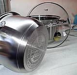 Набір кухонного посуду з неіржавкої сталі 8 предметів Edenberg EB-4003 Набір каструль для індукційної плити, фото 9