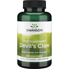 Devil's Claw 500 мг Swanson 100 капсул