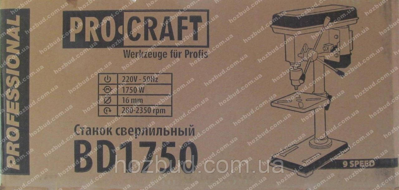 Свердлильний верстат Procraft BD1750
