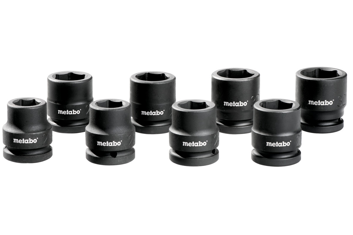 Набір ударних головок Metabo 3/4", 8 предметів Безкоштовна доставка по Україні!