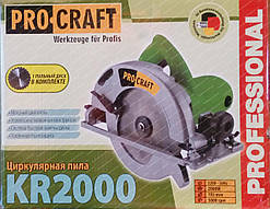 Пила дискова Procraft KR2000 (диск 185 мм)