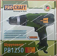 Мережевий шуруповерт PROCRAFT РВ1250 (1250 Ватт)