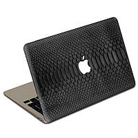 Чехол-накладка из змеиной кожи Python Case for Macbook Air 13, Black