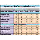 Зимовий комбінезон 2-ка "Сніжинка", фото 2