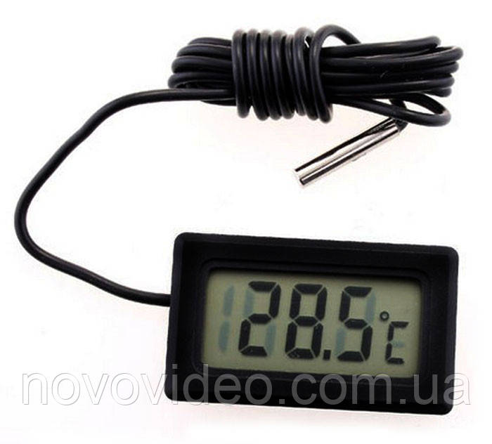 Міні термометр цифровий вcolder YK-10 з виносним металевим датчиком до.+110 °C