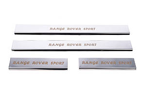 Range Rover Sport 2005-2013 Накладки на пороги (4 шт., Carmos) ARS Накладки на пороги Ленд ровер Рендж Ровер