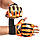 Рукавички для змішаних єдиноборств MMA (дитячі/дорослі) Zelart BO-1395 білий-чорний, фото 10