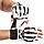 Рукавички для змішаних єдиноборств MMA (дитячі/дорослі) Zelart BO-1395 білий-червоний-чорний, фото 8