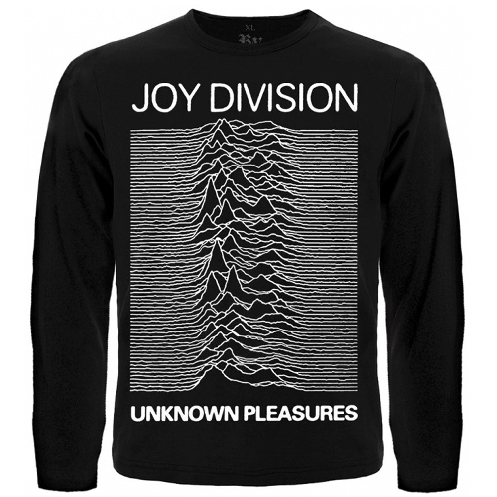 Футболка з довгим рукавом Joy Division "Unknown Pleasures", Розмір S, фото 1