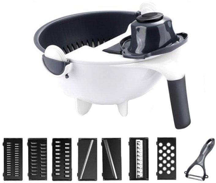 Овочерізка wet basket vegetable cutter 9в1