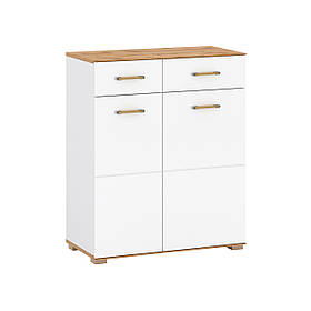 Комод 2Д2Ш  Concord N Blonski німфея альба/дуб вотан ,білий супермат