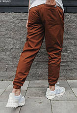 Джоггеры мужские брюки Staff filo brown коричневый FFK0260, фото 2