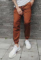 Джоггеры мужские брюки Staff filo brown коричневый FFK0260, фото 3