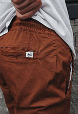 Джоггеры мужские брюки Staff filo brown коричневый FFK0260, фото 2