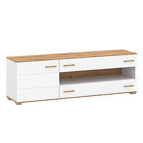 Тумба під ТВ 1Д2Ш  Concord P Blonski німфея альба/дуб вотан ,білий супермат