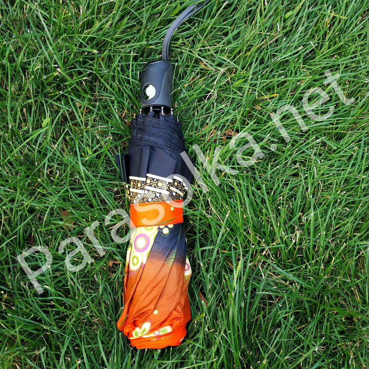 Зонт женский оранжевый - фото 4 - id-p1270847893