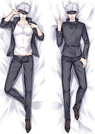 Дакімакура 150х 50 см Годзьо Годжо Сатору Магічна Битва аніме Подушка Jujutsu Kaisen Gojo Satoru