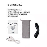 Кліторальний вібратор Svakom Echo Black, фото 4