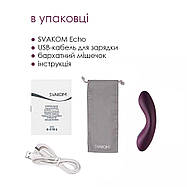 Кліторальний вібратор Svakom Echo Violet, фото 4