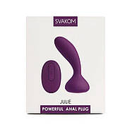 Масажер простати і вібратор точки G з пультом Svakom Julie Violet, фото 3