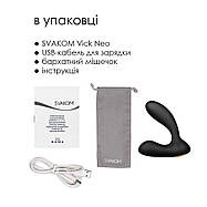 Інтерактивний масажер простати і вібратор точки G Svakom Vick Neo, фото 3