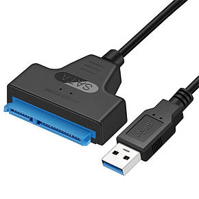 Перехідник USB 3.0 - SATA 2.5 для жорсткого диска HD SSD 30cм, фото 1