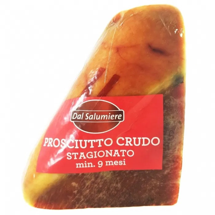 Прошутто Крудо Дав Салюмьер Dal Salumiere Proscuitto Crudo без глютену 1,3 - 1,5 кг Італія (опт 3 шт)