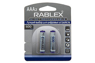 Акумулятор Rablex HR3/AAA Ni-MH 600 mAh 1.2V 1 шт.