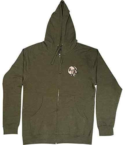 Худі TLD MAD Kitty ZIP UP [ARMY HTR] розмір L