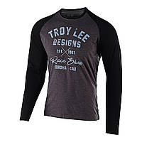 Футболка с длинным рукавом TLD Vintage Race Shop L/S Tee [CHARCOAL / BLACK] размер XL