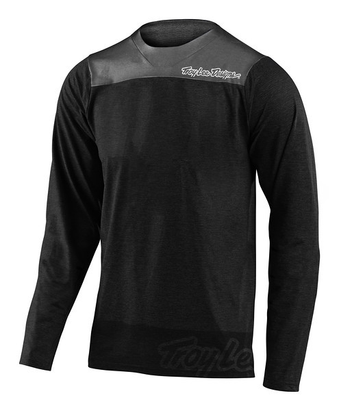Джерсі TLD Skyline L/S Jersey London Gray Heather Black/Black] розмір Xl