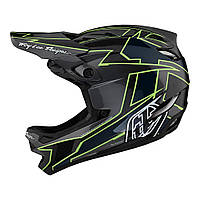 Вело шлем фуллфейс TLD D4 Carbon, [GRAPH GRAY / GREEN] MD