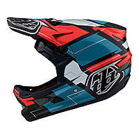 Вело шлем TLD D3 Fiberlite Helmet, Vertigo [BLUE / RED] SM