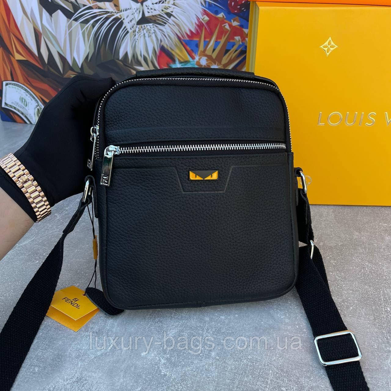 Шикарна шкіряна сумка Fendi