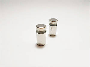 Кріплення дистанційне 12х22 хром для скла, дзеркал, рекламних вивісок і табличок