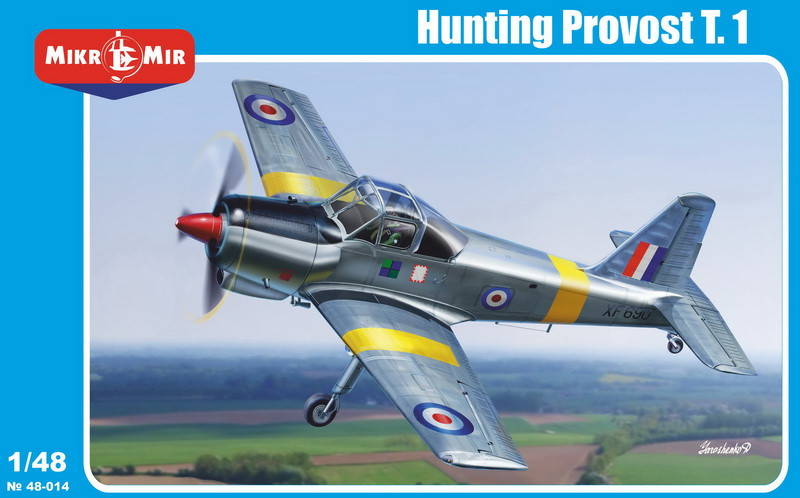 Пластикова модель 1/48 Mikro Mir 48-014 британський навчально-тренувальний літак HUNTING Provost T. 1