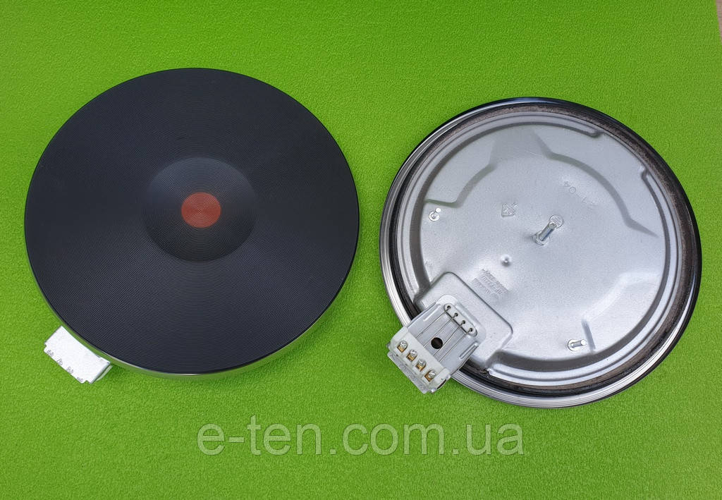 Конфорка електрична чавунна WEBO HP-F220A/ Ø220мм/ 2600W/ 230V (з червоною плямою) для кухонних електроплит