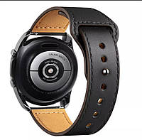 Ремешок кожаный на часы Samsung Galaxy Watch 46 mm/Gear S3/Frontier. Ремешок 22 мм шириной