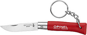 Ніж Opinel Keychain №4 Inox. Колір - червоний