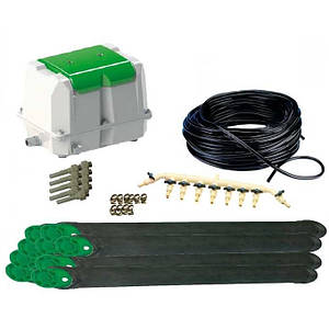 Комплект для аерації води в ставку 1000 м2, аератор для ставка, водойми, септика, зимова аерація - SECOH