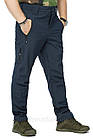 🔥 Костюм Soft Shell "Куртка + Штани" (Синій) (непромокальний костюм, тактичний, МНС, МНС), фото 4