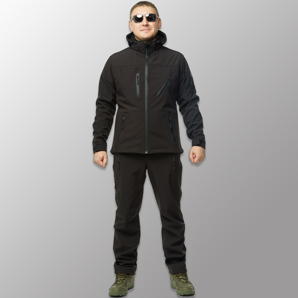 π₯ ΠΠΎΡΡΡΠΌ Soft Shell "ΠΡΡΡΠΊΠ° + Π¨ΡΠ°Π½ΠΈ" (Π§ΠΎΡΠ½ΠΈΠΉ) (Π½Π΅ΠΏΡΠΎΠΌΠΎΠΊΠ°Π»ΡΠ½ΠΈΠΉ ΠΊΠΎΡΡΡΠΌ, ΡΠ°ΠΊΡΠΈΡΠ½ΠΈΠΉ, ΠΏΠΎΠ»ΡΡΠ΅ΠΉΡΡΠΊΠΈΠΉ), ΡΠΎΡΠΎ 1
