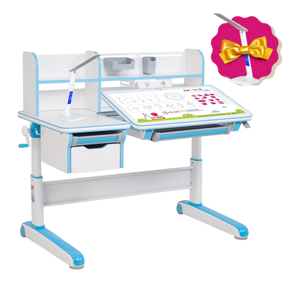 Дитячий стіл-трансформер FunDesk Libro Blue