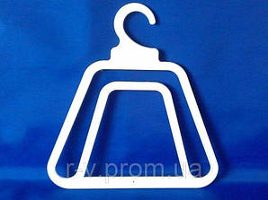 Вішалка для шапки і шарфа біла велика