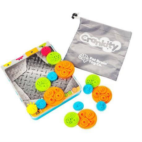 Гра-головоломка Fat Brain Toys Crankity Різнобарвні шестерні (F140ML), фото 1